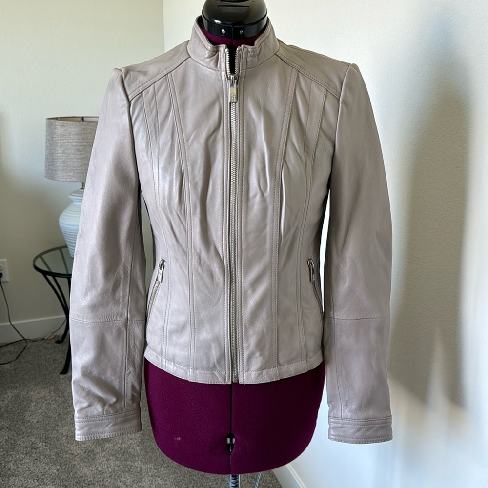 Black Rivet Leather Jacket